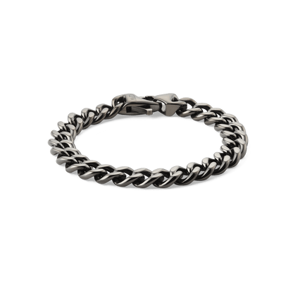 Daniel Wellington Ellipse Cuban Chain Bracelet Graphite