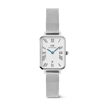 Daniel Wellington Quadro Sterling  Roman Numerals Date