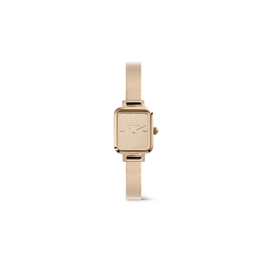 Daniel Wellington Quadro Mini Reflection Rose Gold Watch