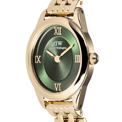 Daniel Wellington Ophelia Mini Emerald Gold Watch