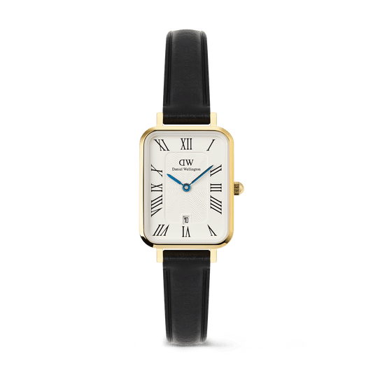 Daniel Wellington Quadro Roman Numerals Date Sheffield Gold