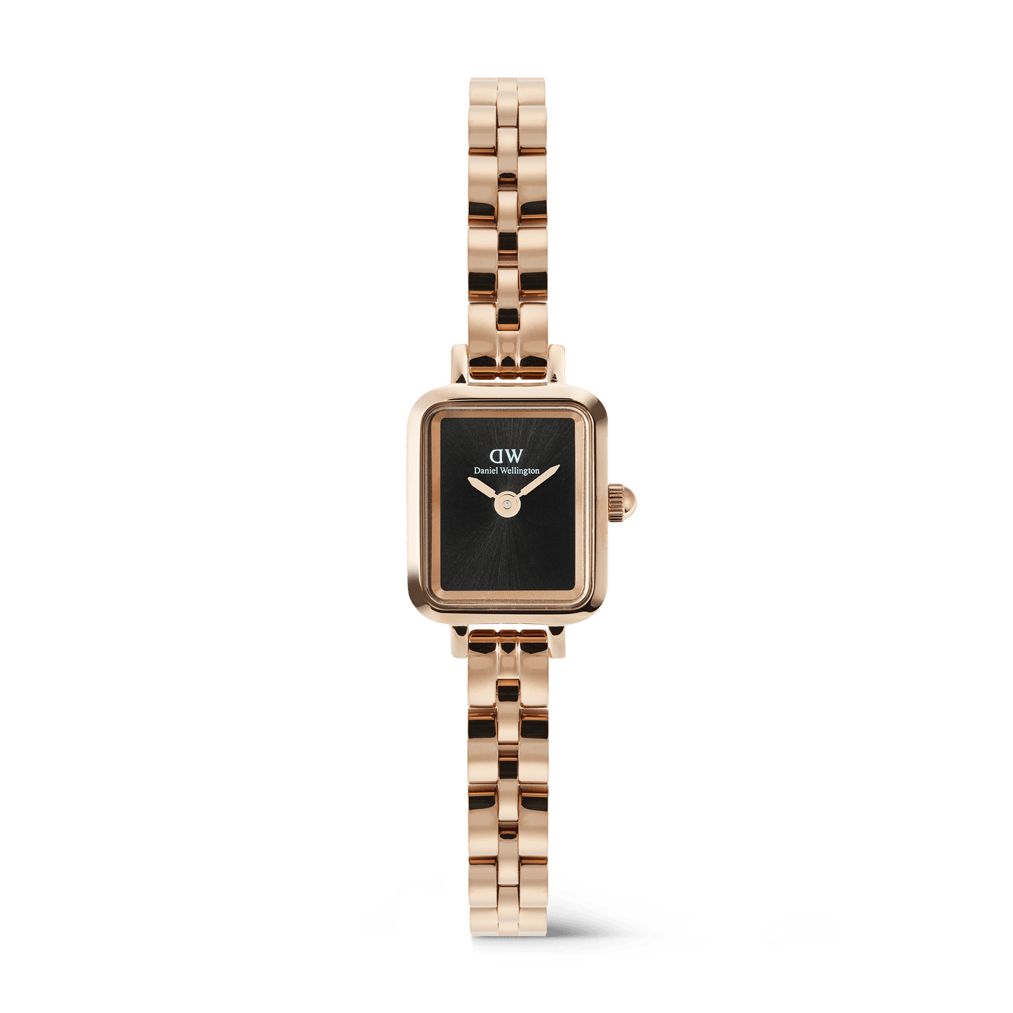 Daniel Wellington Quadro Mini Arch 3-link Onyx Sunray Rose Gold