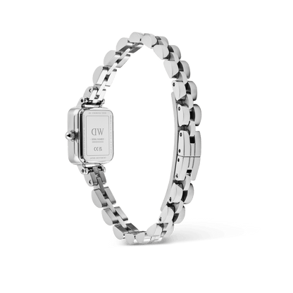 Daniel Wellington Quadro Mini Arch 3-link White Sunray Silver