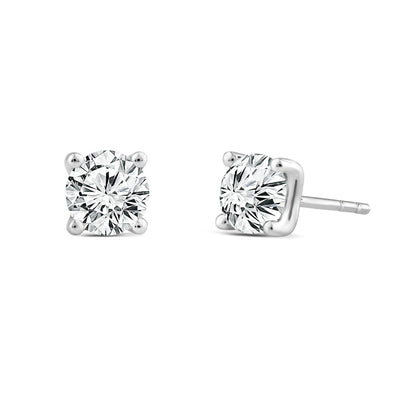 Diamond Stud earrings white gold Lab Grown Diamonds| By Angeline Australia